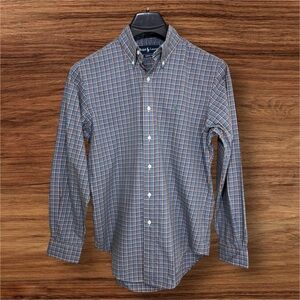 Ralph Lauren Men’s Plaid Long Sleeve Dress Shirt. Classic Fit. Medium.